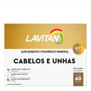 Lavitan Mais Hair Cabelos e Unhas 60 Cápsulas